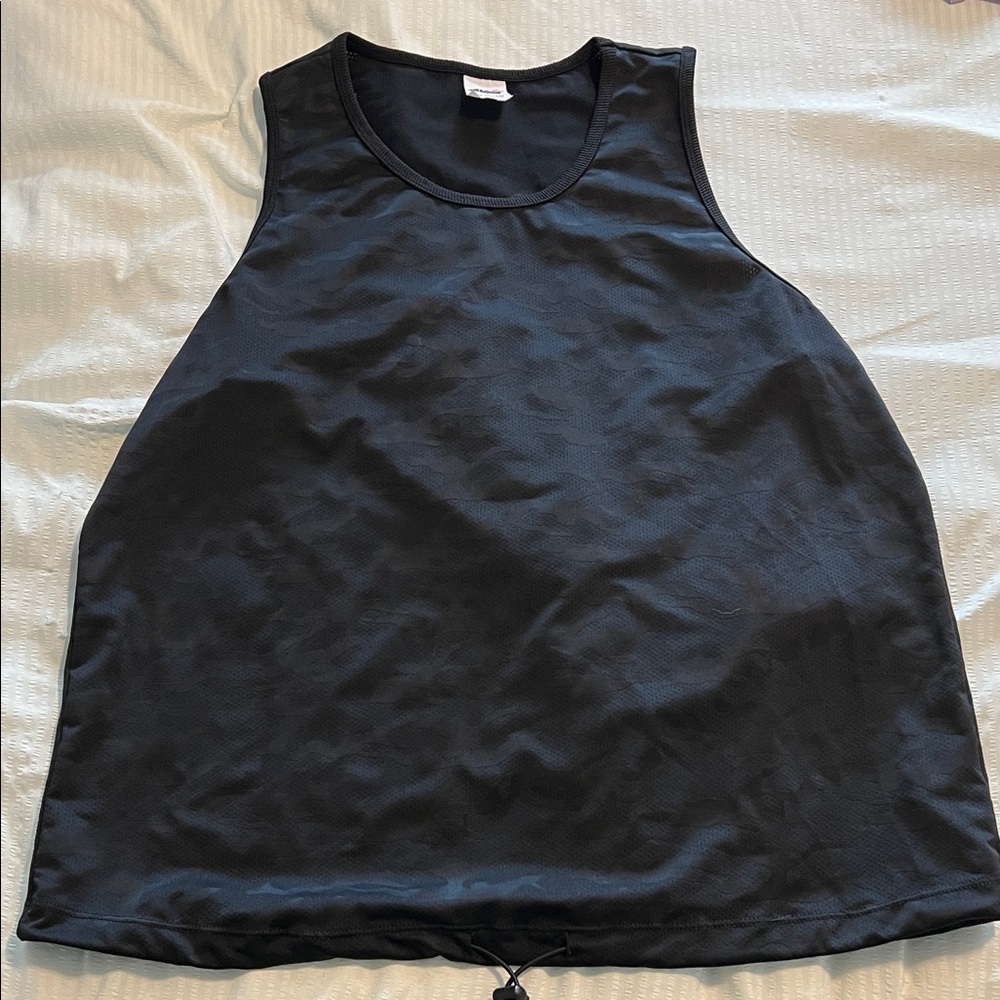 Avia Black Drawstring Active Tank
